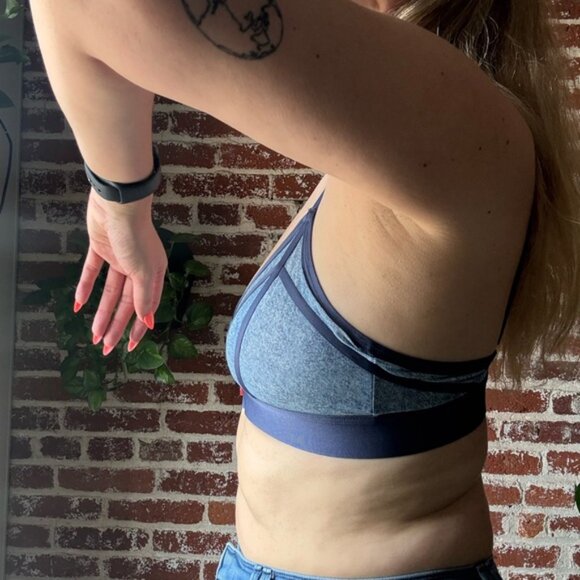 Parade blue denim style bralette - Picture 3 of 6